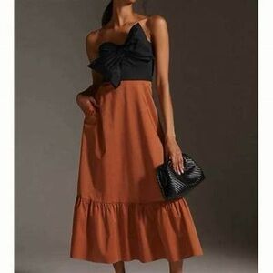 Anthropologie bow dress
